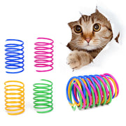 4pcs Funny Pet Toy Spring